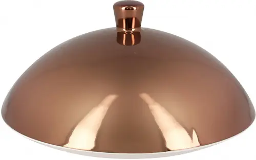 METALFUSION Pokrywka brązowa 13,6 cm / RAK PORCELAIN