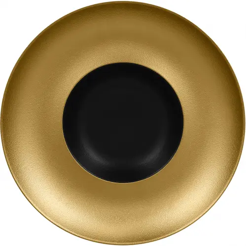 METALFUSION Talerz głęboki gourmet złoty 26 cm / RAK PORCELAIN