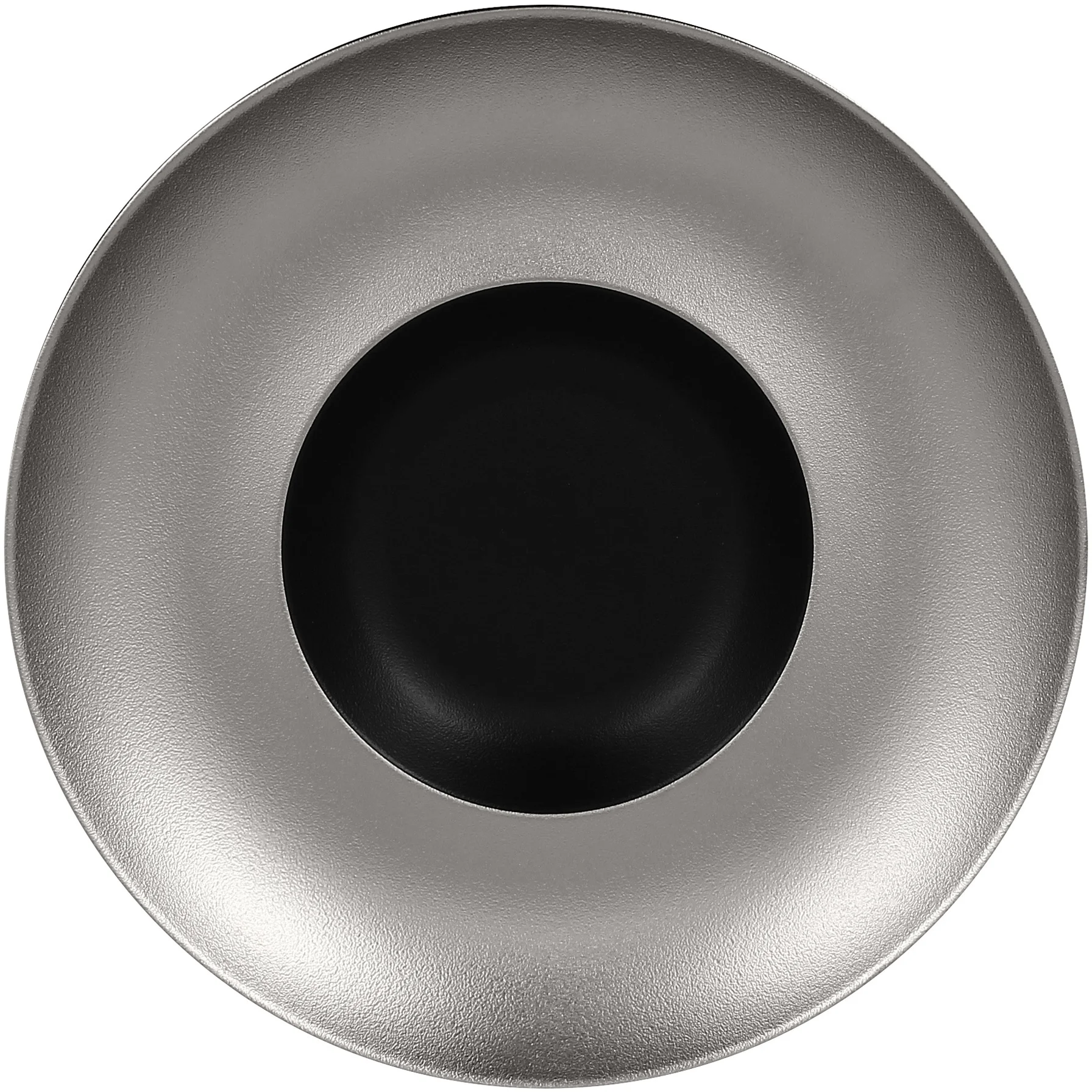 METALFUSION Talerz głęboki gourmet srebrny 26 cm / RAK PORCELAIN