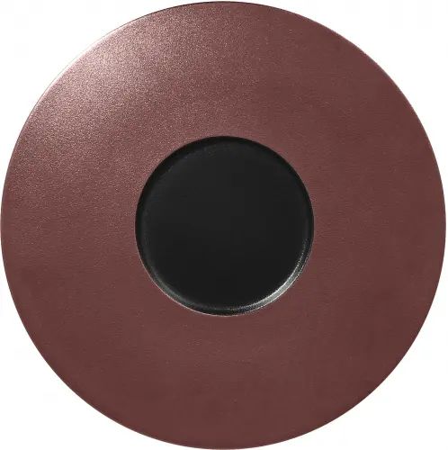 METALFUSION Talerz płaski gourmet brązowy 29 cm / RAK PORCELAIN