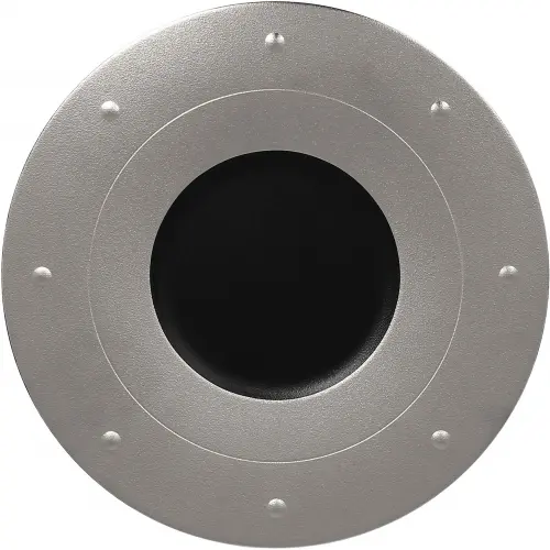 METALFUSION Talerz płaski zdobiony srebrny 31 cm / RAK PORCELAIN