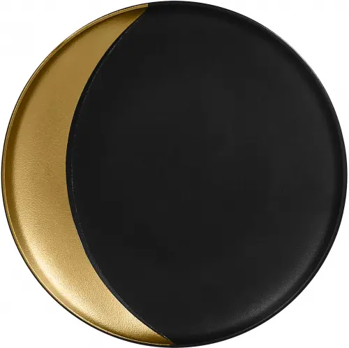 METALFUSION Talerz głęboki złoty 24 cm / RAK PORCELAIN