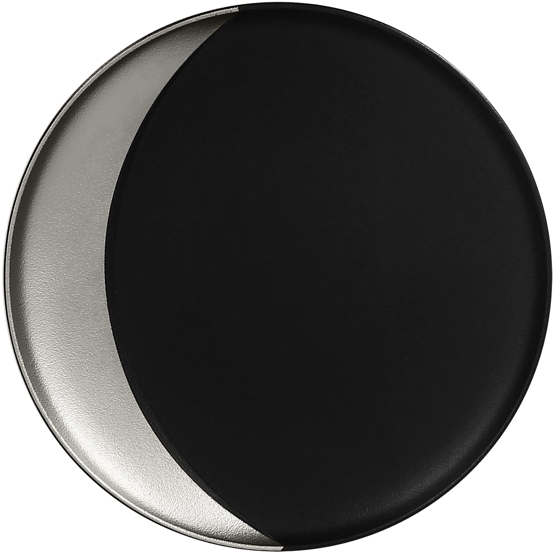 METALFUSION Talerz głęboki srebrny 27 cm / RAK PORCELAIN