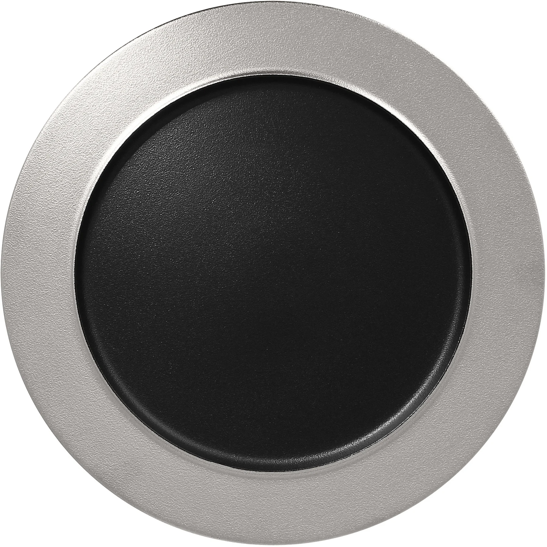 METALFUSION Talerz płaski z rantem srebrny 32 cm / RAK PORCELAIN