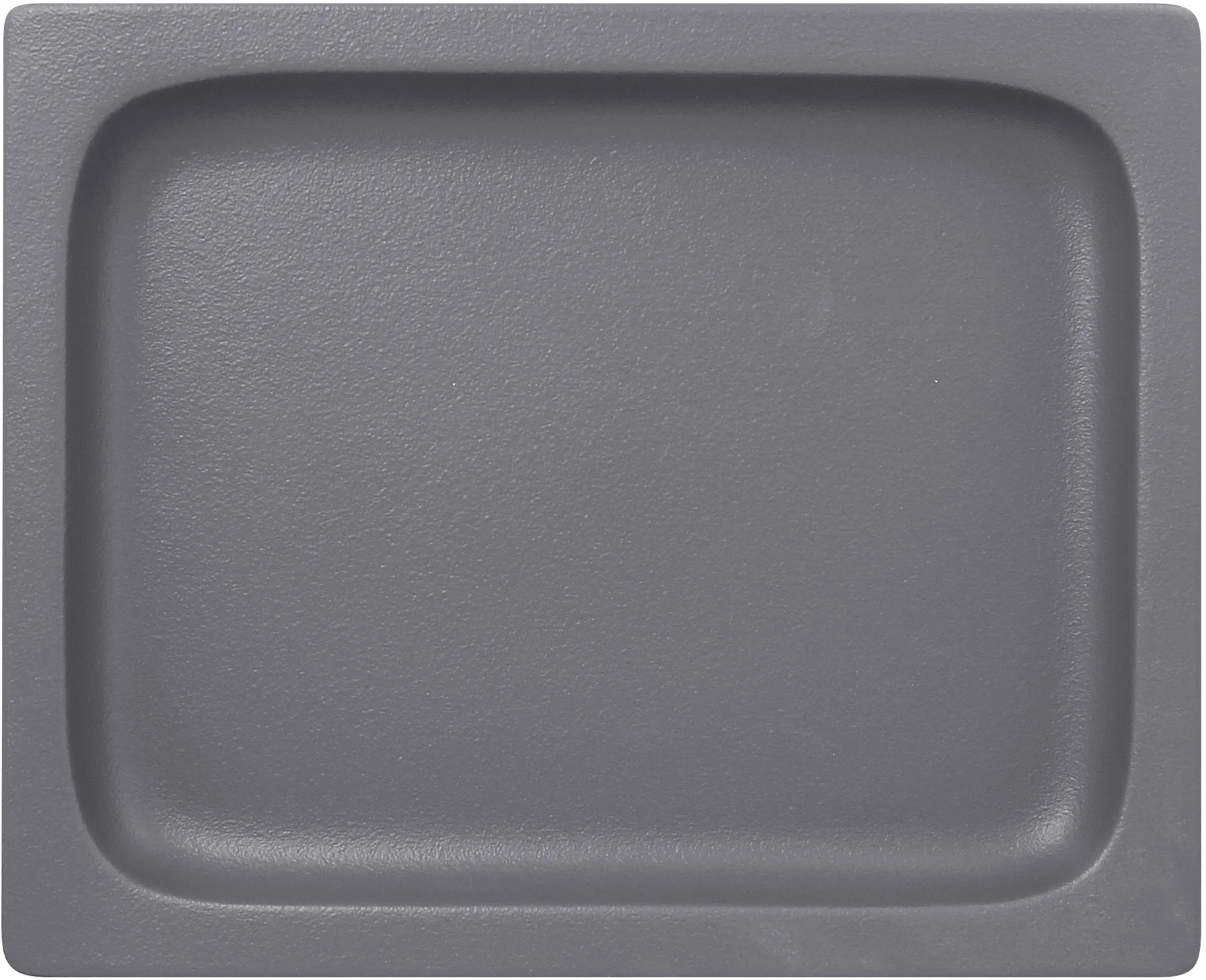 NEOFUSION Pojemnik GN 1/2 wys. 2,2 cm z porcelany szary mat / RAK PORCELAIN