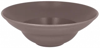 MELLOW Talerz głęboki wysoki brązowy 23 cm / RAK PORCELAIN