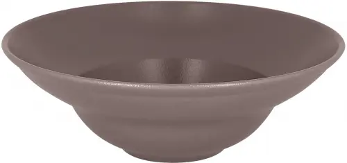 MELLOW Talerz głęboki wysoki brązowy 23 cm / RAK PORCELAIN