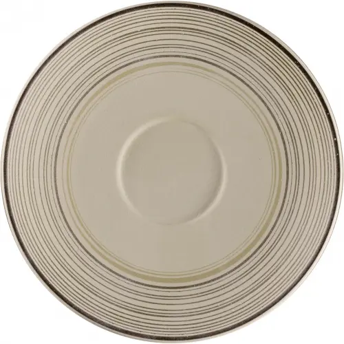 Spodek do filiżanki do espresso 13 cm Larissa EARTH ARGILA / RAK PORCELAIN