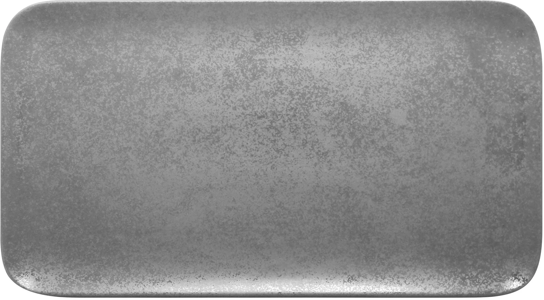 SHALE Talerz prostokątny 38x21 cm szary / RAK PORCELAIN 