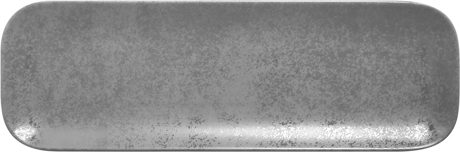SHALE Talerz prostokątny 33x11 cm szary / RAK PORCELAIN 