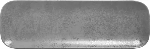 SHALE Talerz prostokątny 33x11 cm szary / RAK PORCELAIN