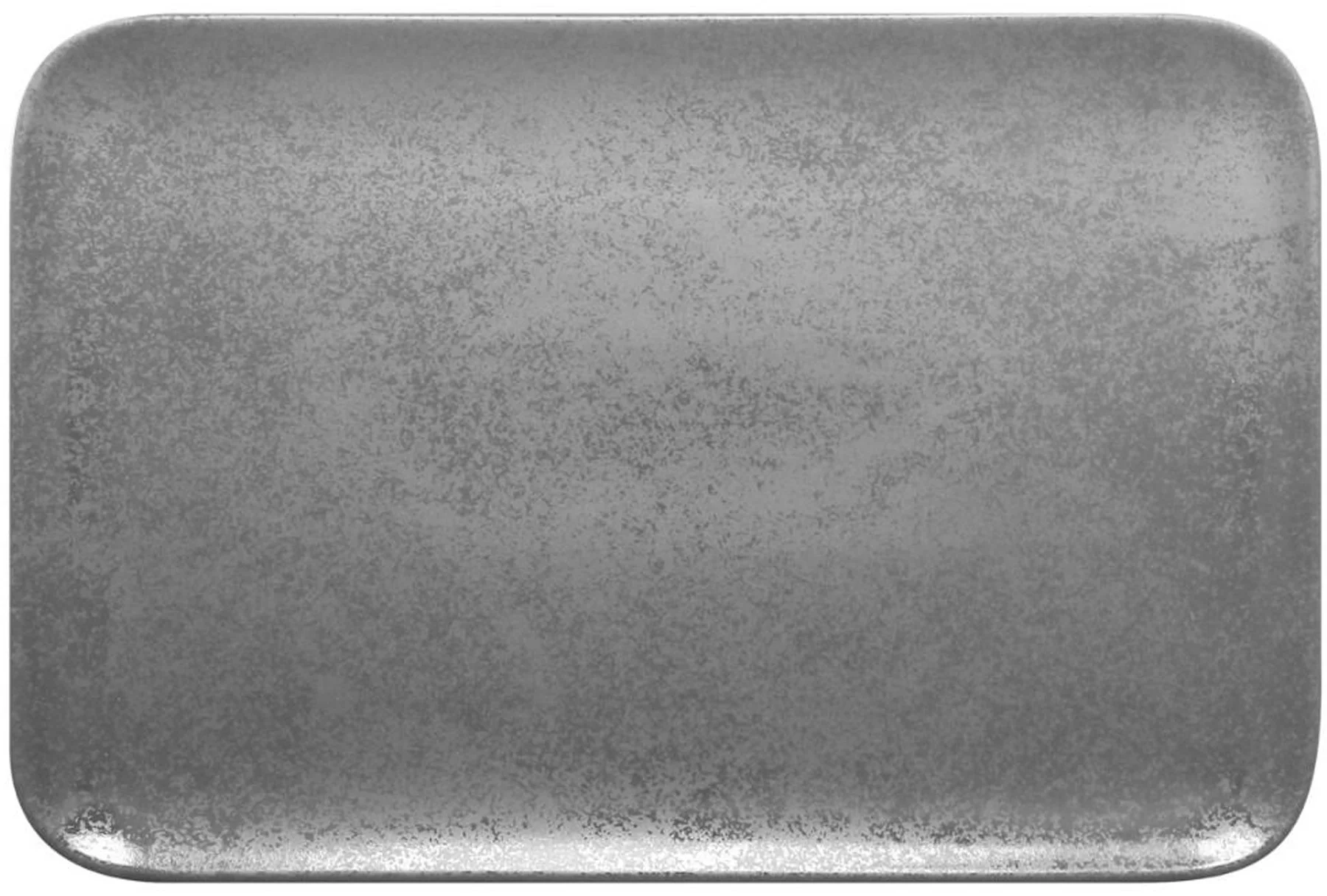 SHALE Talerz prostokątny 33x20 cm szary / RAK PORCELAIN 