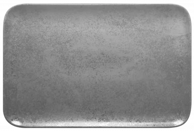 SHALE Talerz prostokątny 33x20 cm szary / RAK PORCELAIN