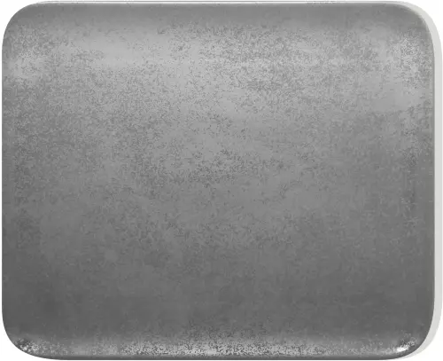SHALE Talerz prostokątny 33x27 cm szary / RAK PORCELAIN