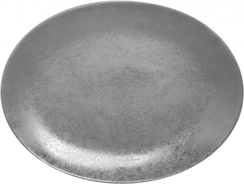 SHALE Talerz owalny 32 cm szary / RAK PORCELAIN