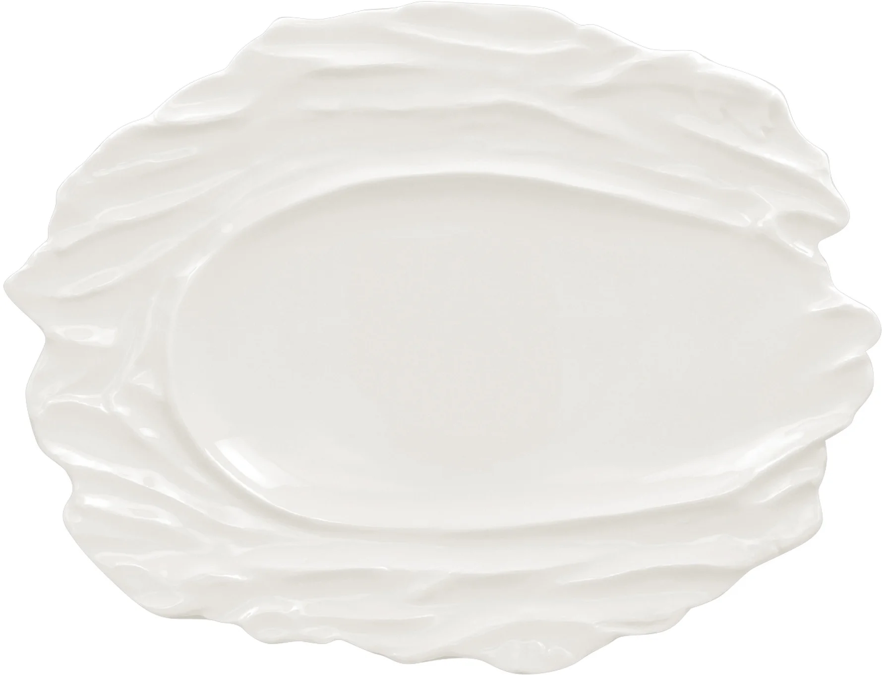 SKETCHES Talerz płaski 37 x 27 cm / RAK PORCELAIN