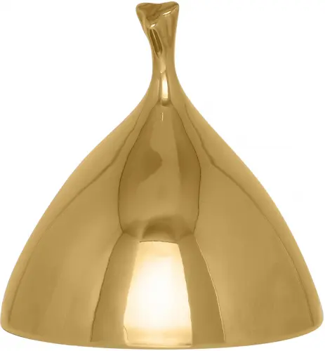 HIDE Pokrywa 20,5 cm złota / RAK PORCELAIN