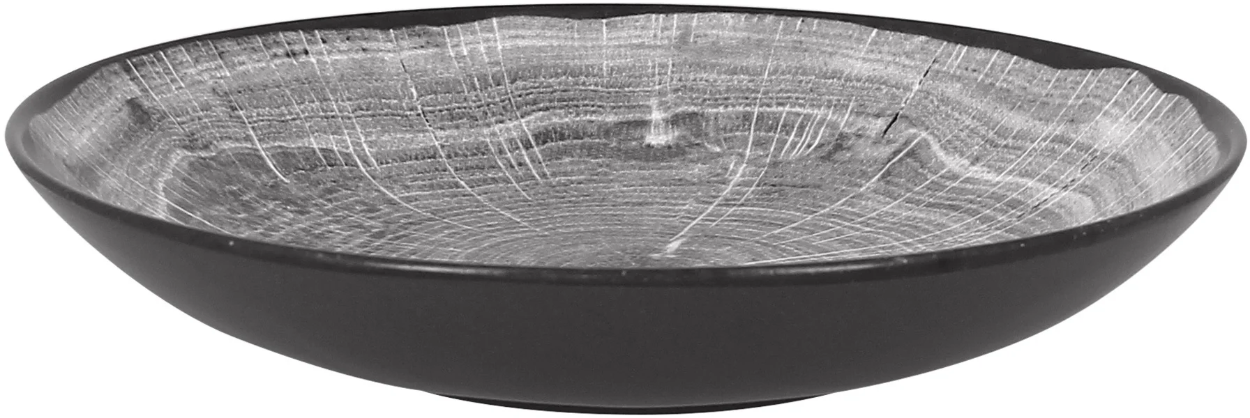 WOODART Talerz głęboki szary 26 cm / RAK PORCELAIN