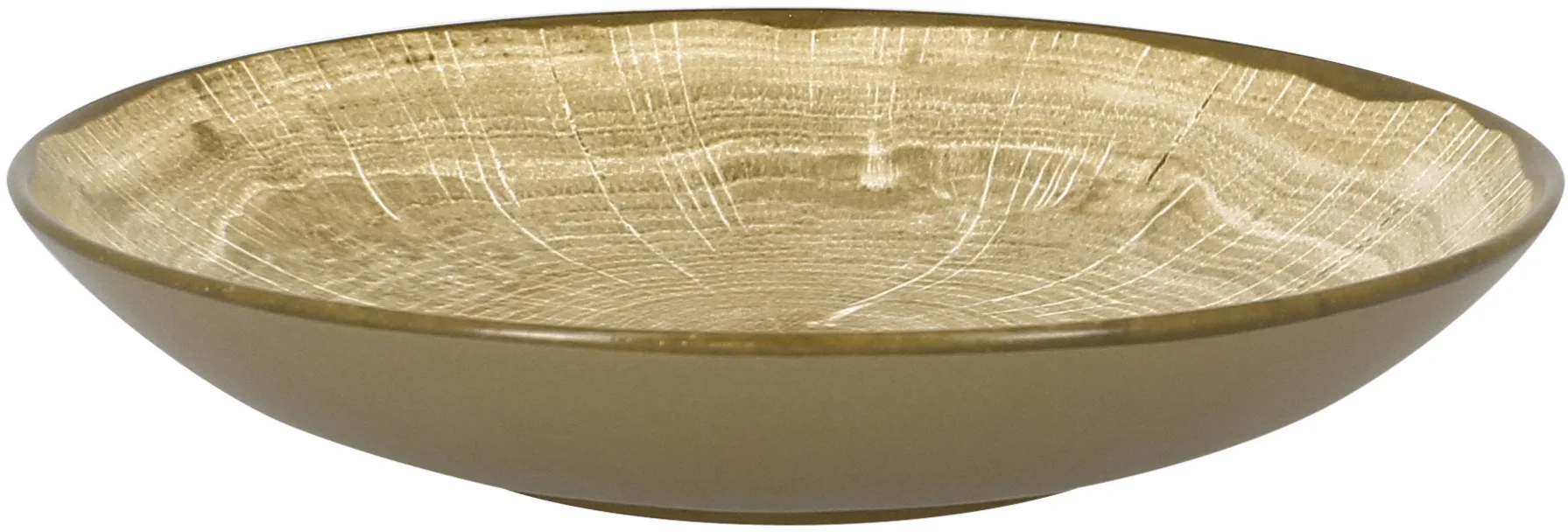 WOODART Talerz głęboki brązowy 26 cm / RAK PORCELAIN