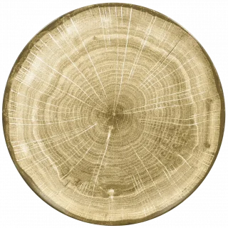 WOODART Talerz płaski brązowy 24 cm / RAK PORCELAIN