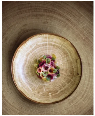 WOODART Talerz płaski brązowy 29 cm / RAK PORCELAIN