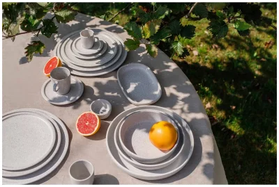 EASE RAKSTONE Talerz płaski 28 cm silgranitowy / RAK PORCELAIN