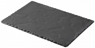 BASALT Talerz prostokątny 30 x 20 cm czarny / REVOL