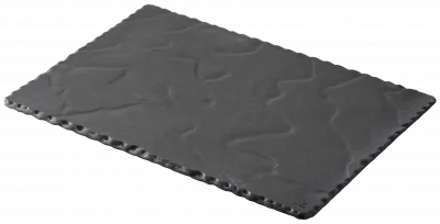 BASALT Talerz prostokątny 30 x 20 cm czarny / REVOL