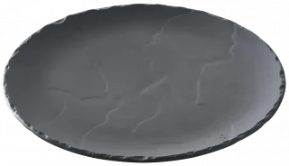 BASALT Talerz okrągły 28,5 cm czarny / REVOL