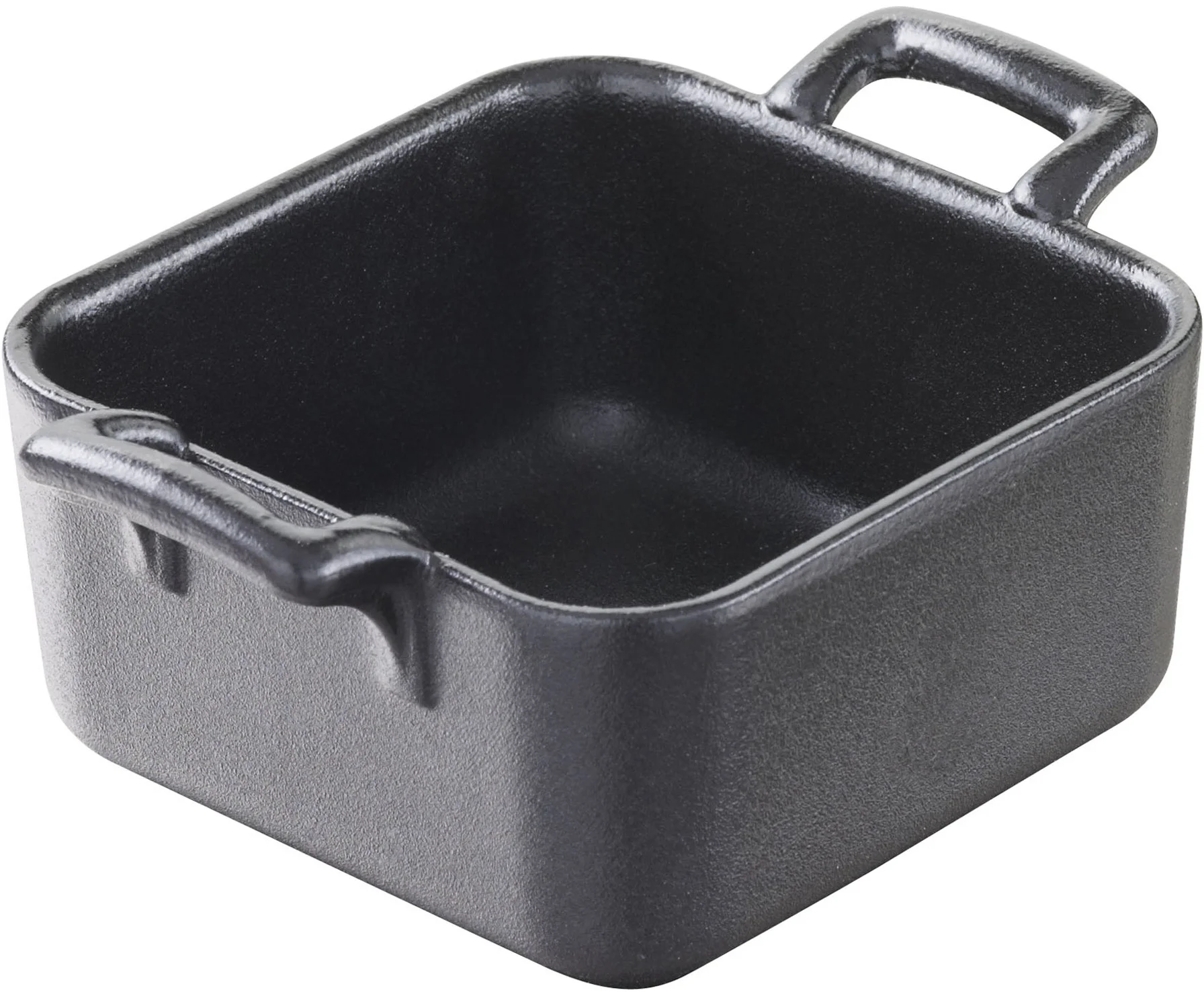 BELLE CUISINE NOIR Mini brytfanka kwadratowa 7 x 7 x 3,5 cm / REVOL