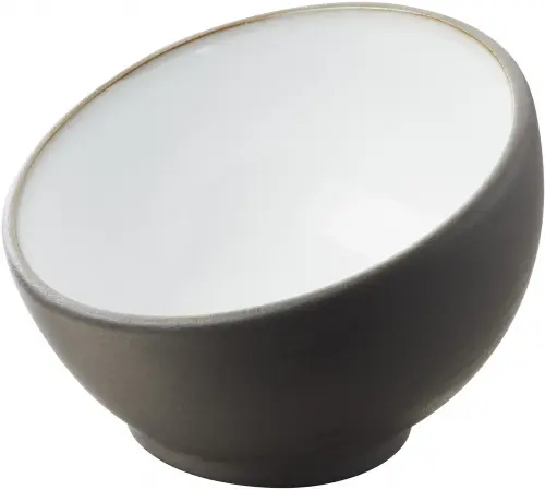 SOLID Miseczka asymetryczna białe 40 ml / REVOL