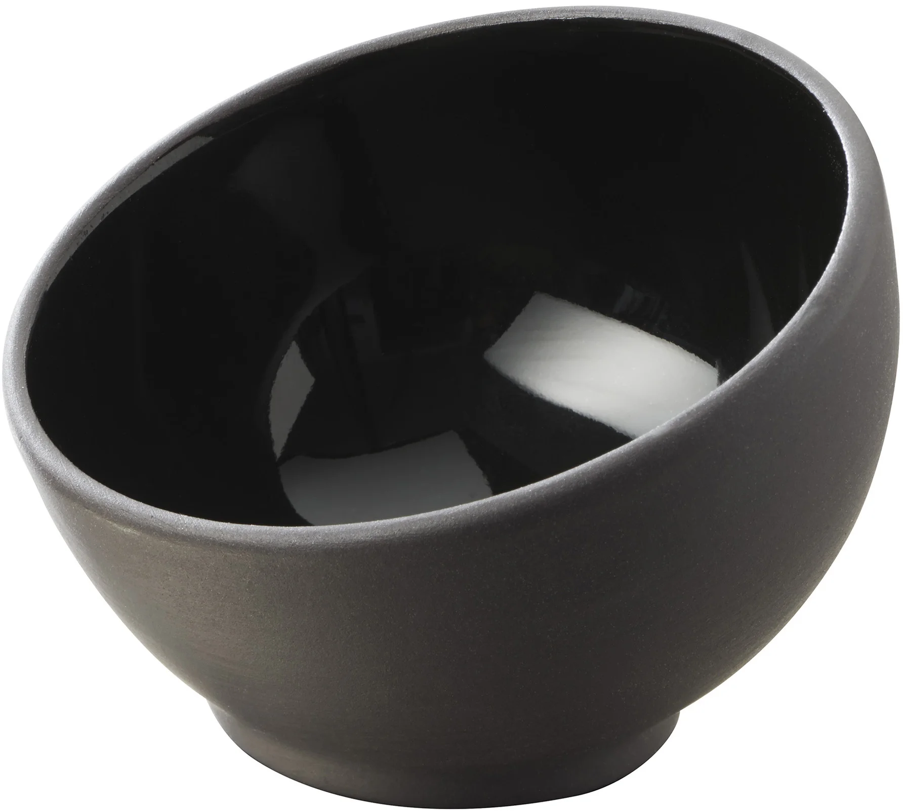 SOLID Miseczka asymetryczna czarne 40 ml / REVOL