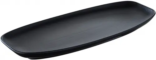CLUB Talerz prostokątny 36 x 15 cm czarny / REVOL