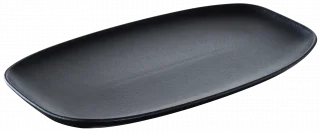 CLUB Talerz prostokątny 36 x 21 cm czarny / REVOL