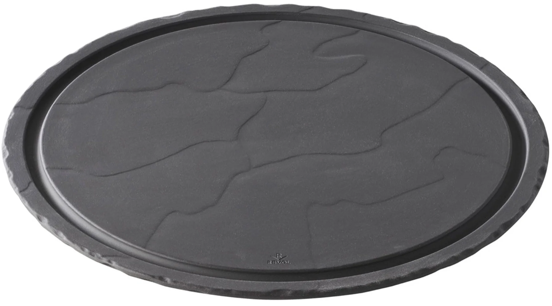 BASALT Talerz okrągły 30 cm czarny / REVOL