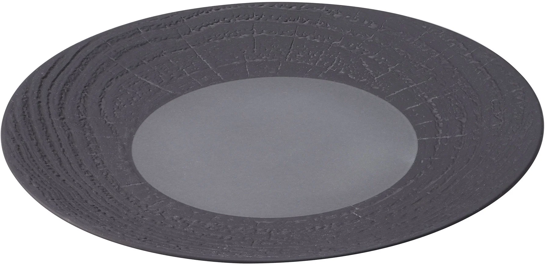 ARBORESCENCE Talerz płaski 28 cm grafitowy  / REVOL