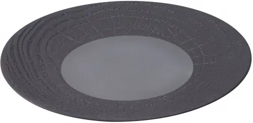 ARBORESCENCE Talerz płaski 28 cm grafitowy / REVOL