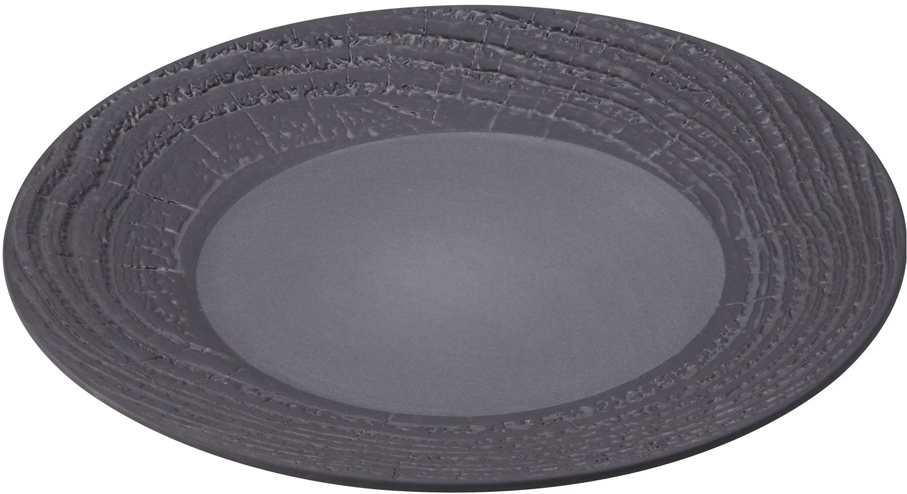 ARBORESCENCE Talerz płaski 26 cm grafitowy / REVOL
