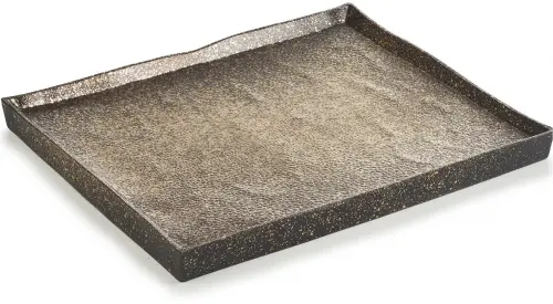 SOLSTICE Talerz Cosmic Gold 21x18 cm złoty / REVOL