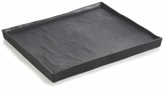 SOLSTICE Talerz Black Moon 21x18 cm czarny / REVOL
