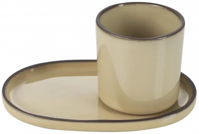 CARACTERE Filiżanka do espresso 80 ml Gałka muszkatołowa / REVOL