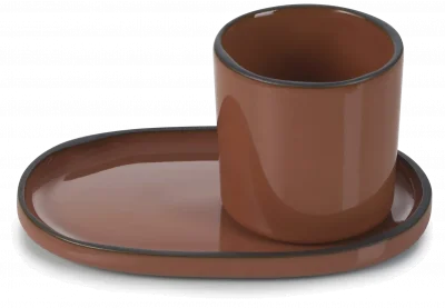 CARACTERE Filiżanka do espresso 80 ml Cynamon / REVOL