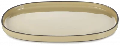 CARACTERE Półmisek 35,5 x 21,8 cm Gałka muszkatołowa / REVOL