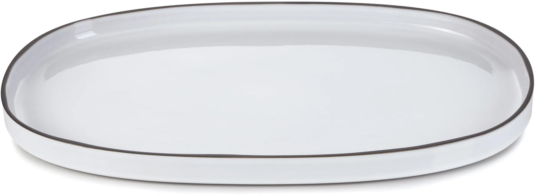 CARACTERE Półmisek 46 x 29 cm Biała Chmura / REVOL