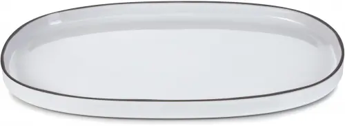 CARACTERE Półmisek 46 x 29 cm Biała Chmura / REVOL