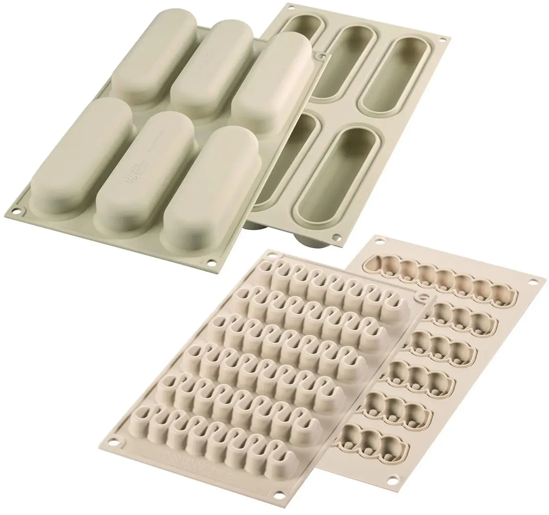 KIT POP ÉCLAIR Zestaw dwóch form, eklerki / SILIKOMART