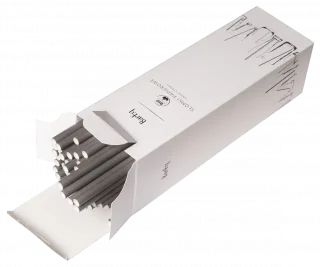 Rurki szare 8x140mm (op. 100 szt)