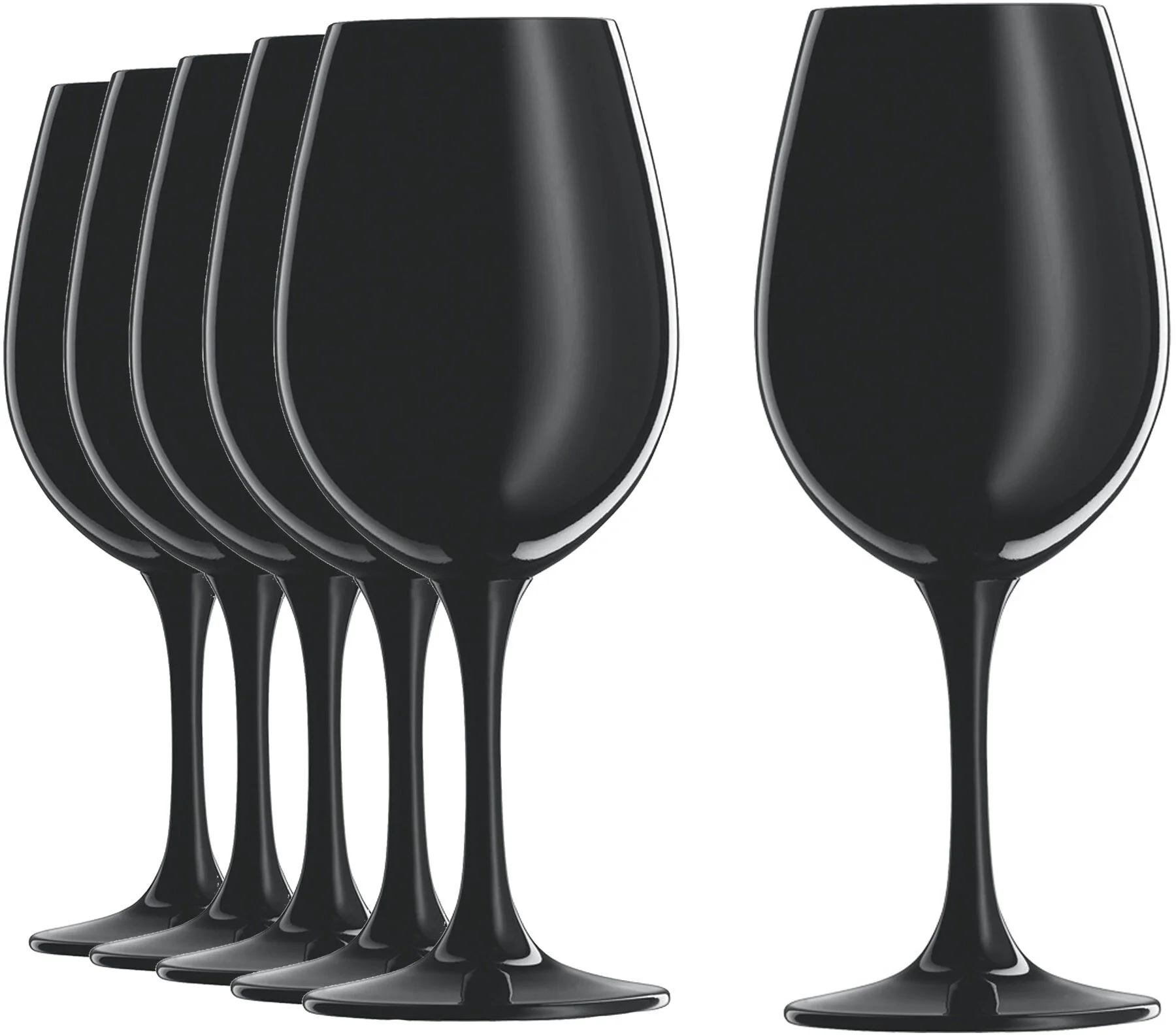 WINE TASTING Kieliszek degustacyjny do wina czarny 299 ml, kpl. 6 szt. / SCHOTT ZWIESEL