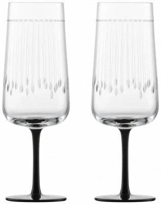 GLAMOROUS Kieliszek do szampana 317 ml, kpl. 2 szt. / ZWIESEL HANDMADE