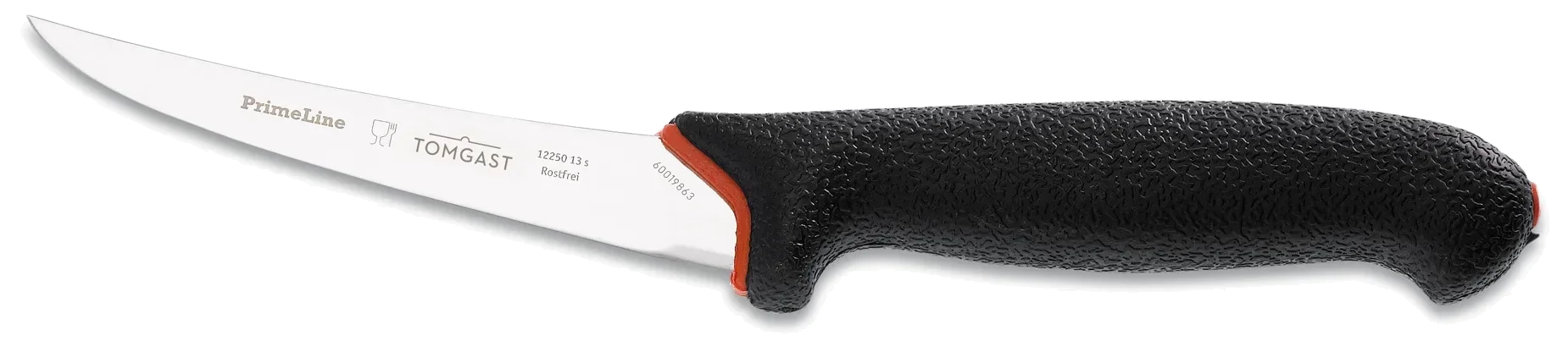 TOMGAST Nóż do trybowania PRIMELINE czarny dł. 13 cm